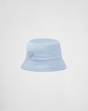 Prada Re-nylon Bucket Hat Azules Claro | YVBW7977