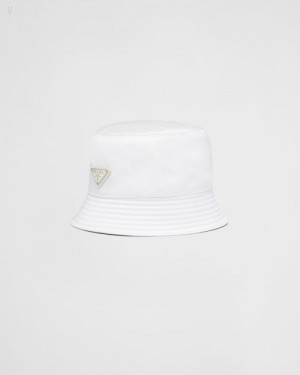Prada Re-nylon Bucket Hat Blancos | RAPS5599