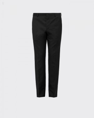 Prada Slim-fit Lana Trousers Negros | IGBV8980