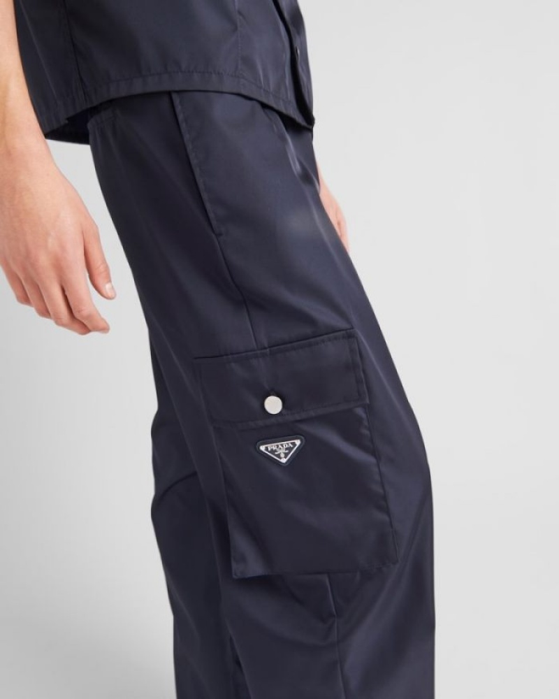 Prada Re-nylon Pants Azules | XBFB1000